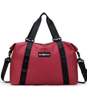 Red Neoprene Duffle Bag