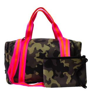 Dark Camouflage Neoprene Duffle Bag