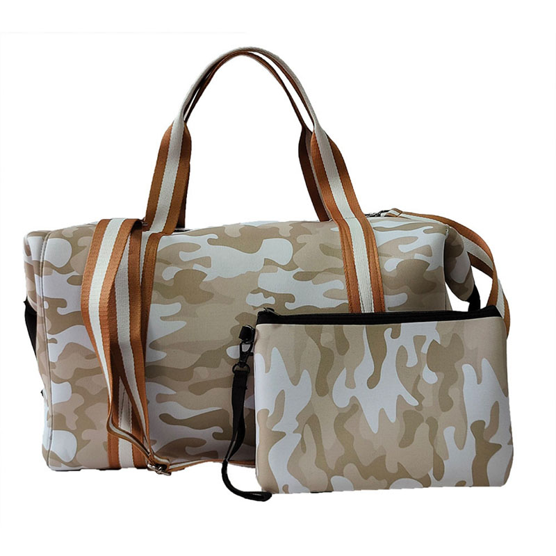 Classic Camouflage Neoprene Duffle Bag - Neoprene Bag Store