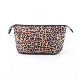 Leopard Neoprene Cosmetic Bag