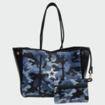 Black and Blue Camouflage Neoprene Bag