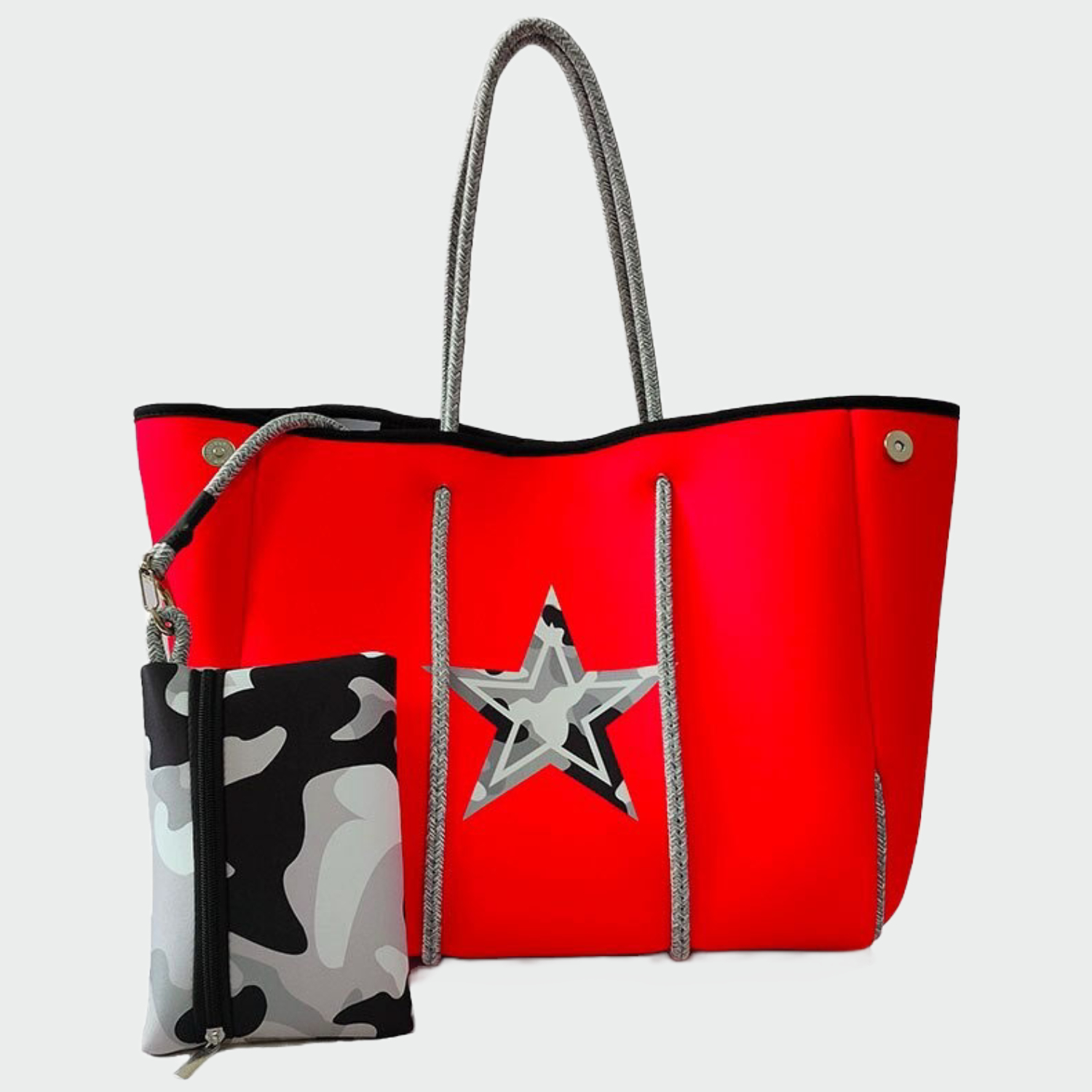 Blazing red Neoprene Bag